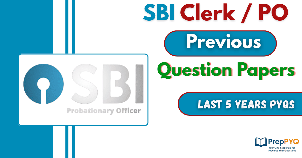 SBI Clerk Previous Year Question Paper