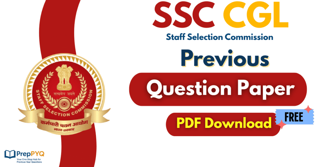 SSC CGL Previous Year Question Papers PDF