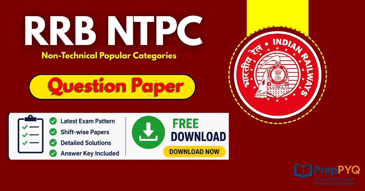 RRB NTPC Previous Year Question Paper