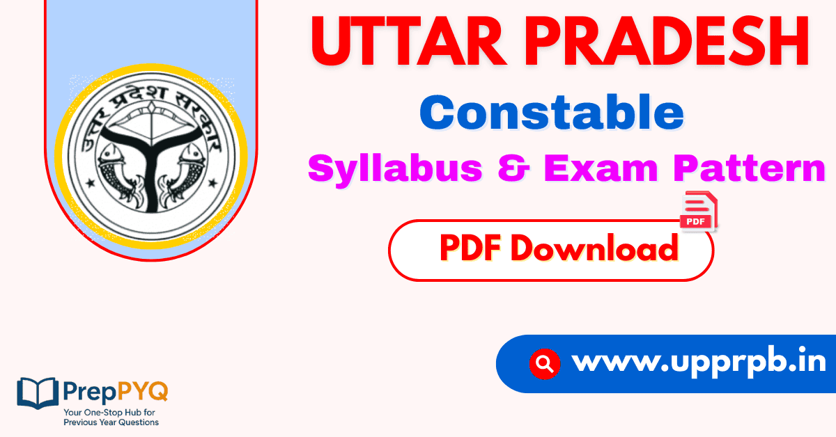 UP Police Constable Syllabus