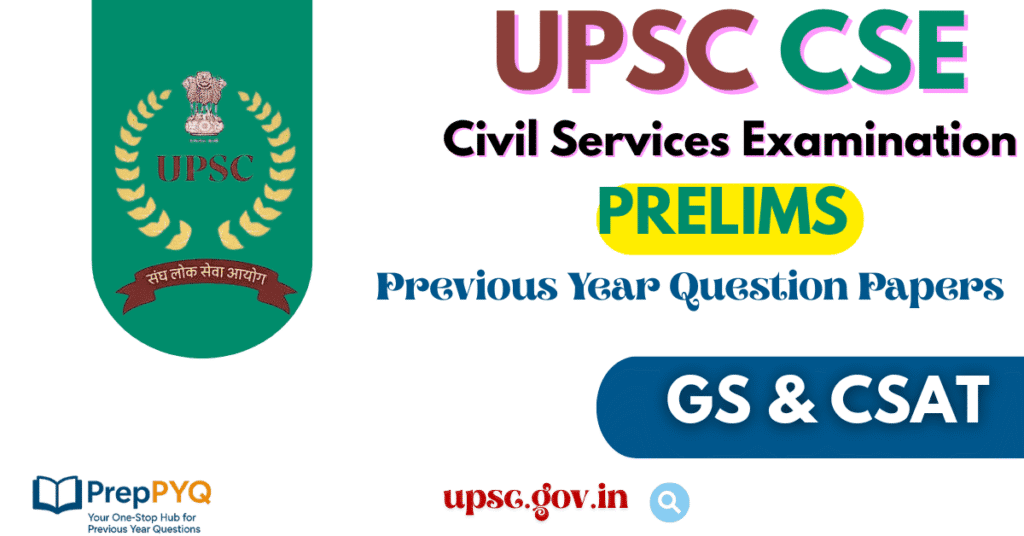 UPSC Prelims Previous Year Question Papers