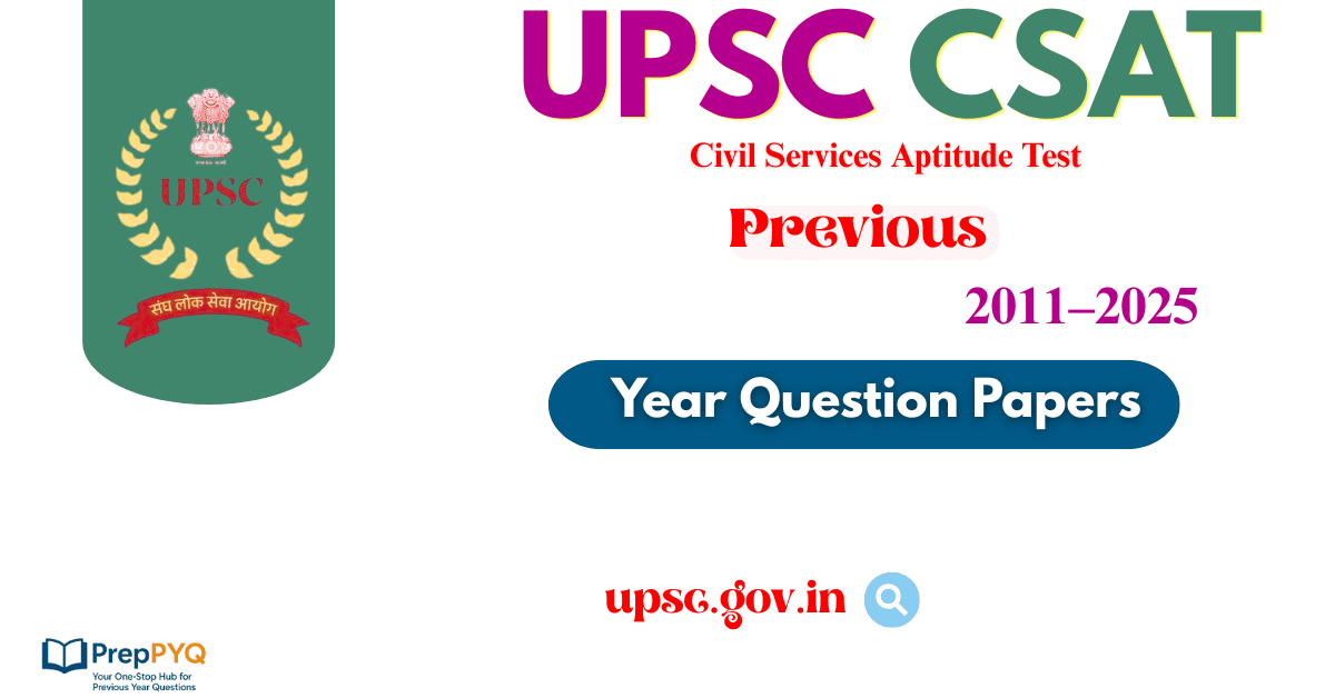 UPSC CSAT Previous Year Question Papers