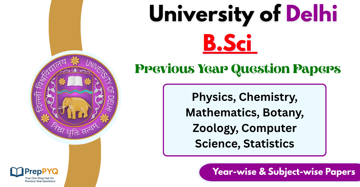 DU BSc Previous Year Question Papers