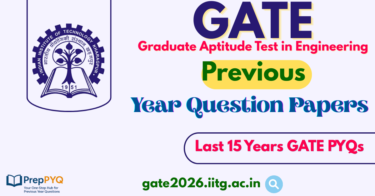 Last 15 Years GATE Previous Year Question Papers