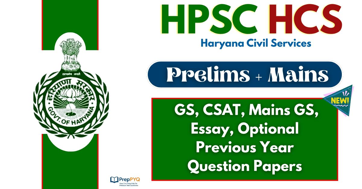 HPSC HCS Previous Year Question Papers
