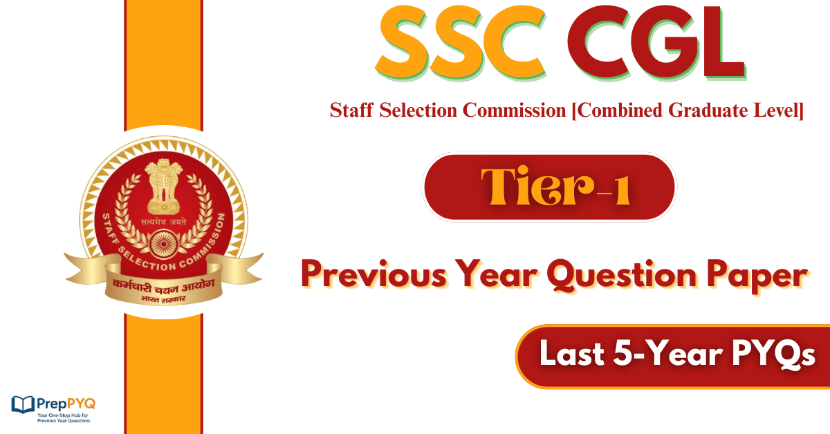 SSC CGL Previous Year Question Paper Tier 1 PDF