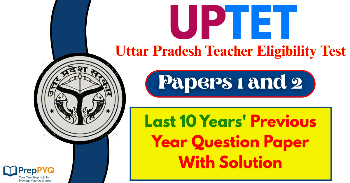 UPTET Previous Year Question Paper