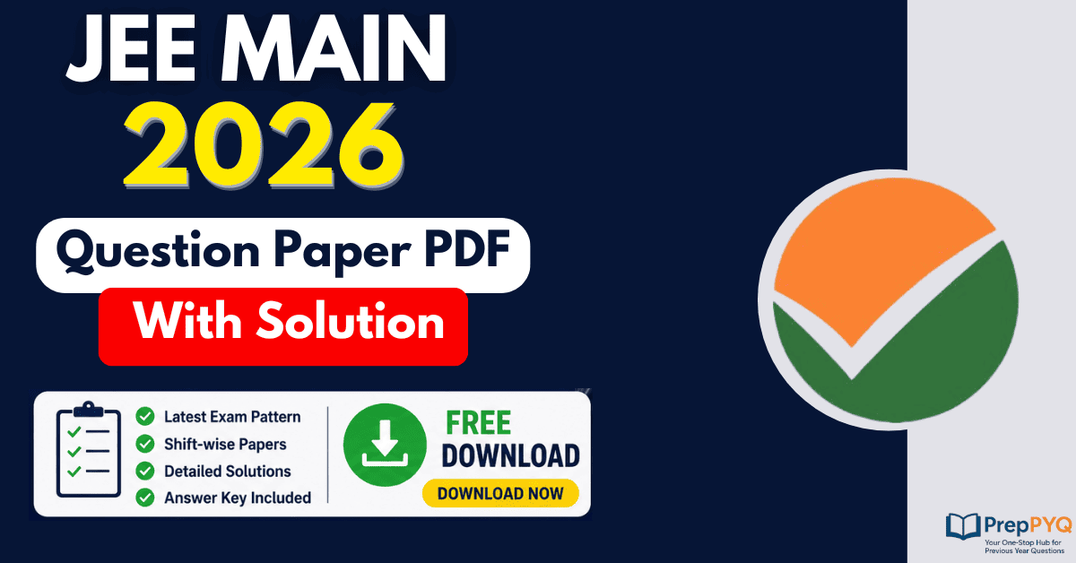 JEE Mains 2026 Question Paper PDF With Solutions