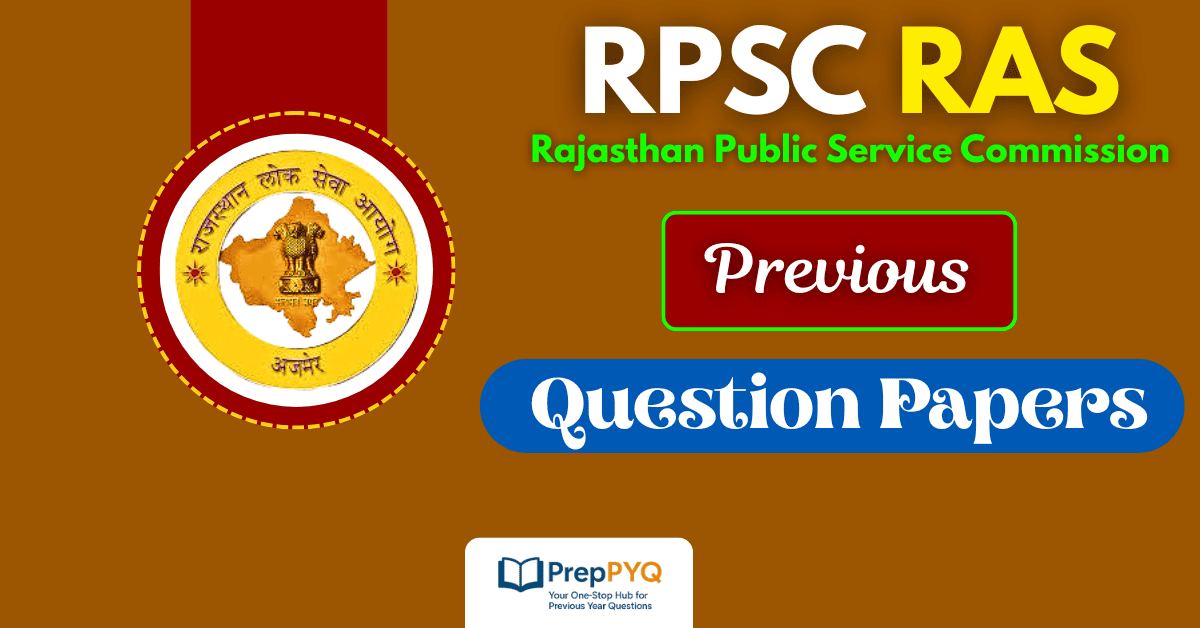 RPSC Previous Year Question Papers With Answers PDF