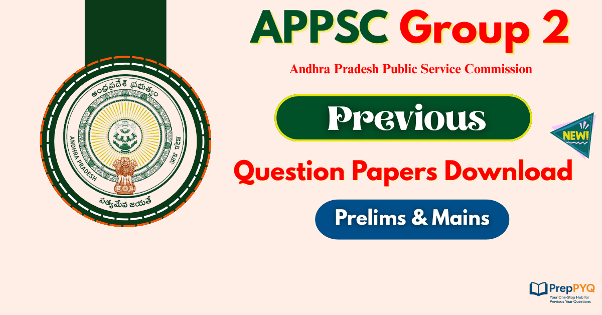 APPSC Group 2 Previous Year Question Papers