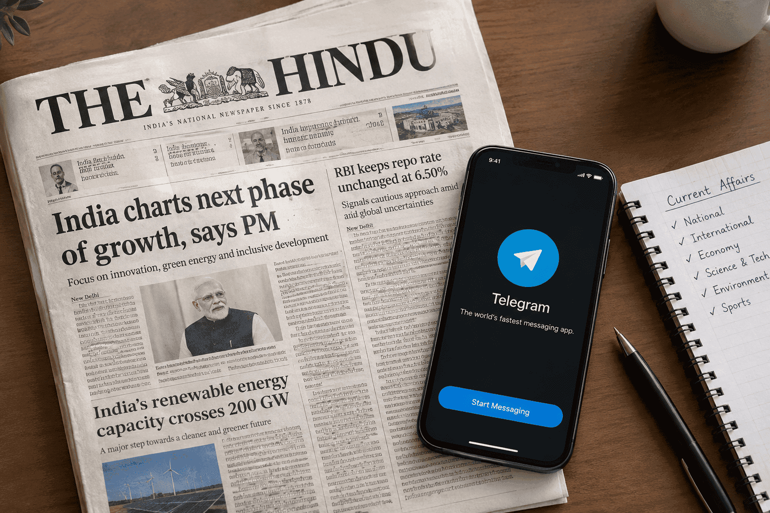 The Hindu Newspaper PDF Telegram
