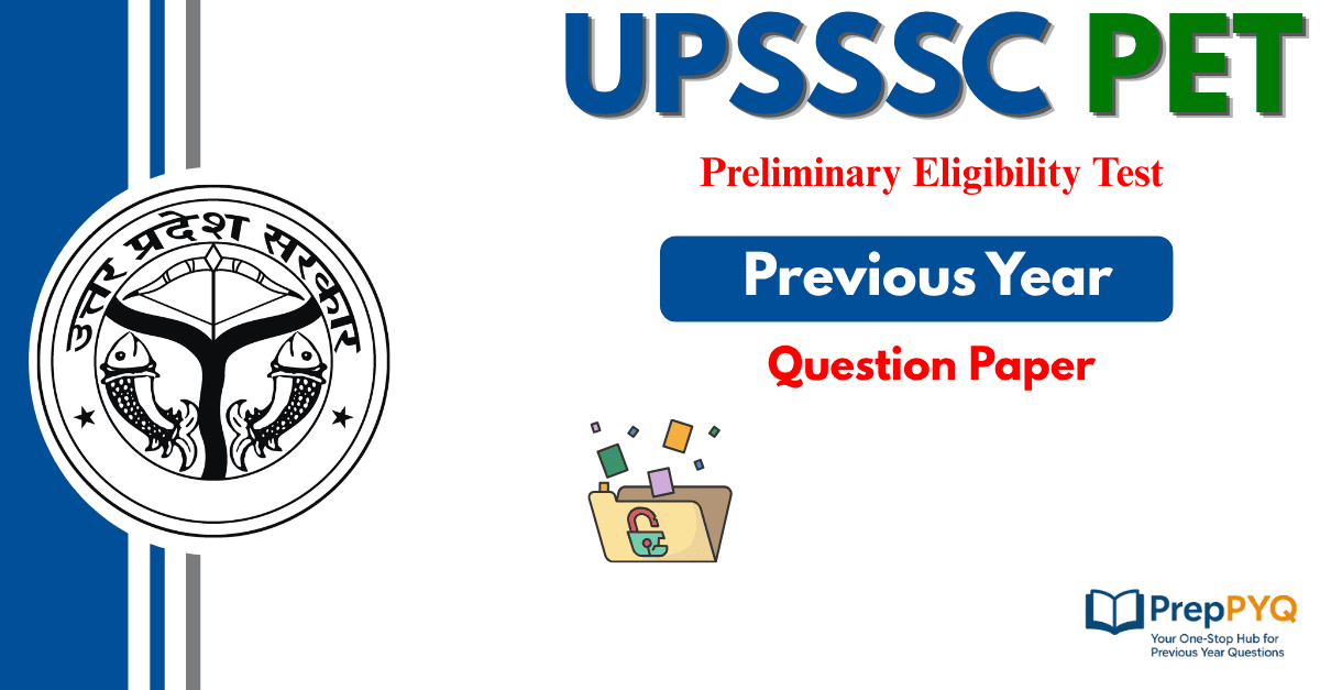 UPSSSC PET Previous Year Question Paper