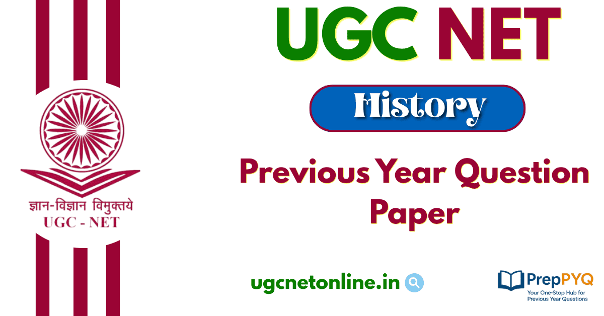 UGC NET History Previous Year Question Paper